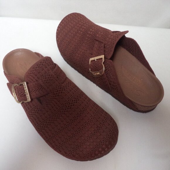 Skechers Too Late Arch Fit Granola Recycled Vegan Washable Knit Mules NEW Size 9 - Picture 10 of 12